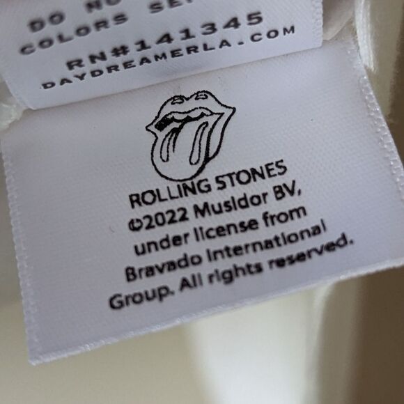 Free People Band T-shirt DAYDREAMER Revolve Rolling Stones Women's sz S NWOT - Picture 9 of 14